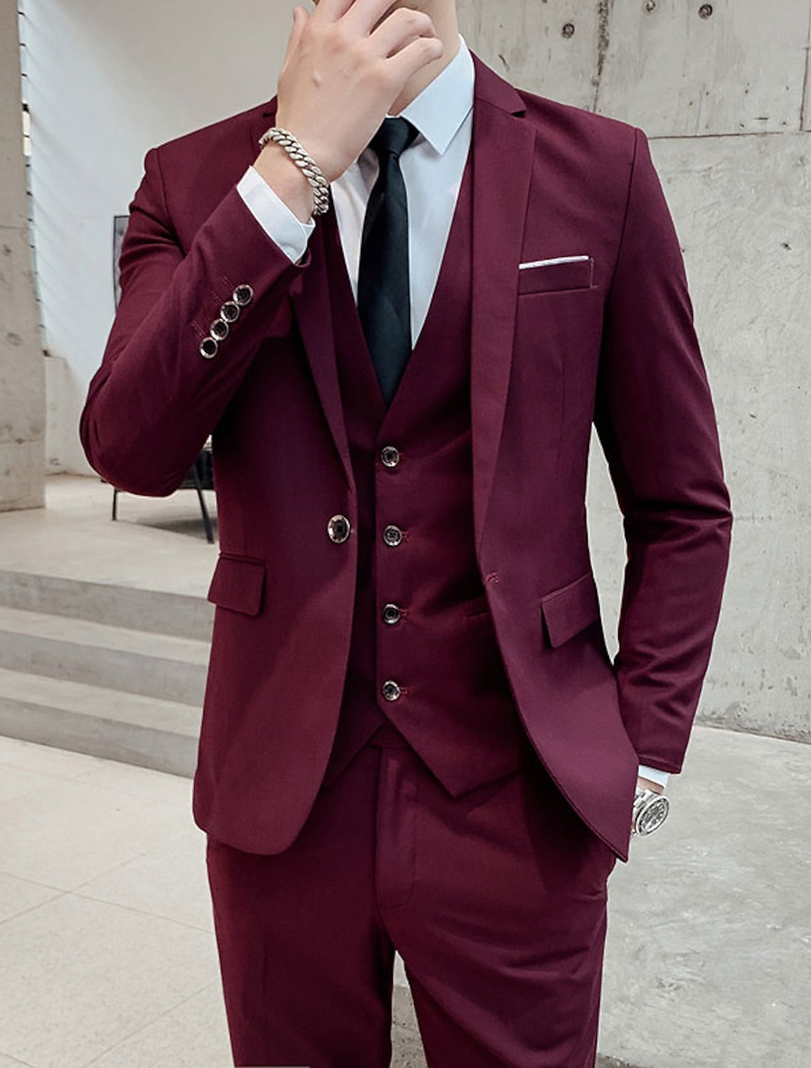 WISEMERE™ | Men's Single-Button Formal Suit