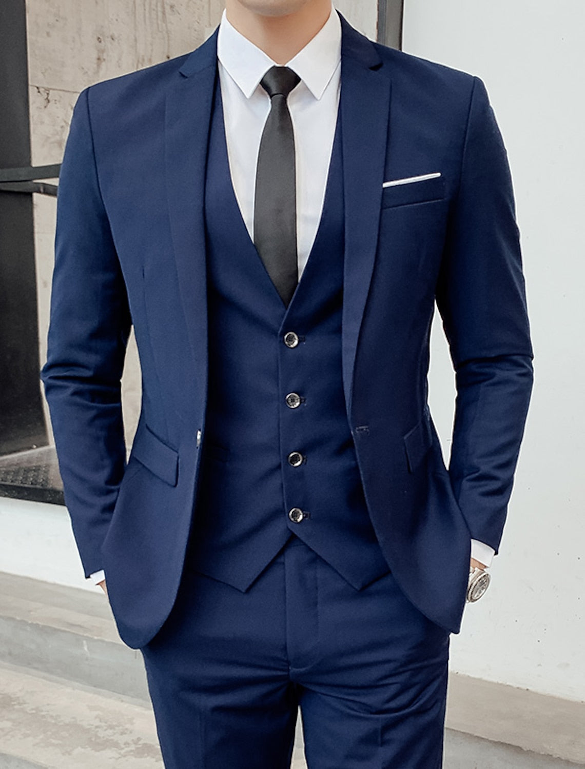 WISEMERE™ | Men's Single-Button Formal Suit