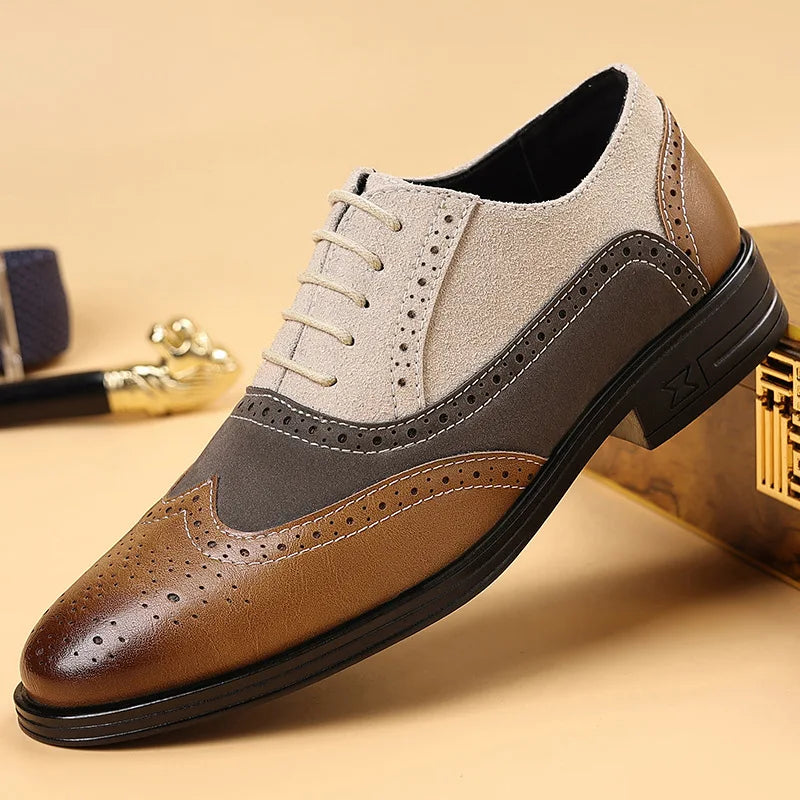 WISEMERE | BROGUE LACE-UP SHOES FOR MEN