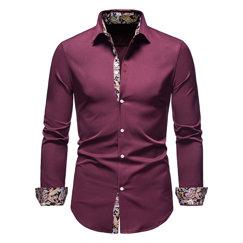 WISEMERE™ | Paisley-Trim Shirt