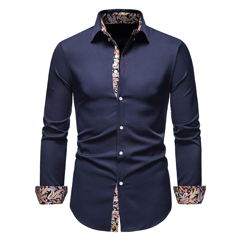 WISEMERE™ | Paisley-Trim Shirt