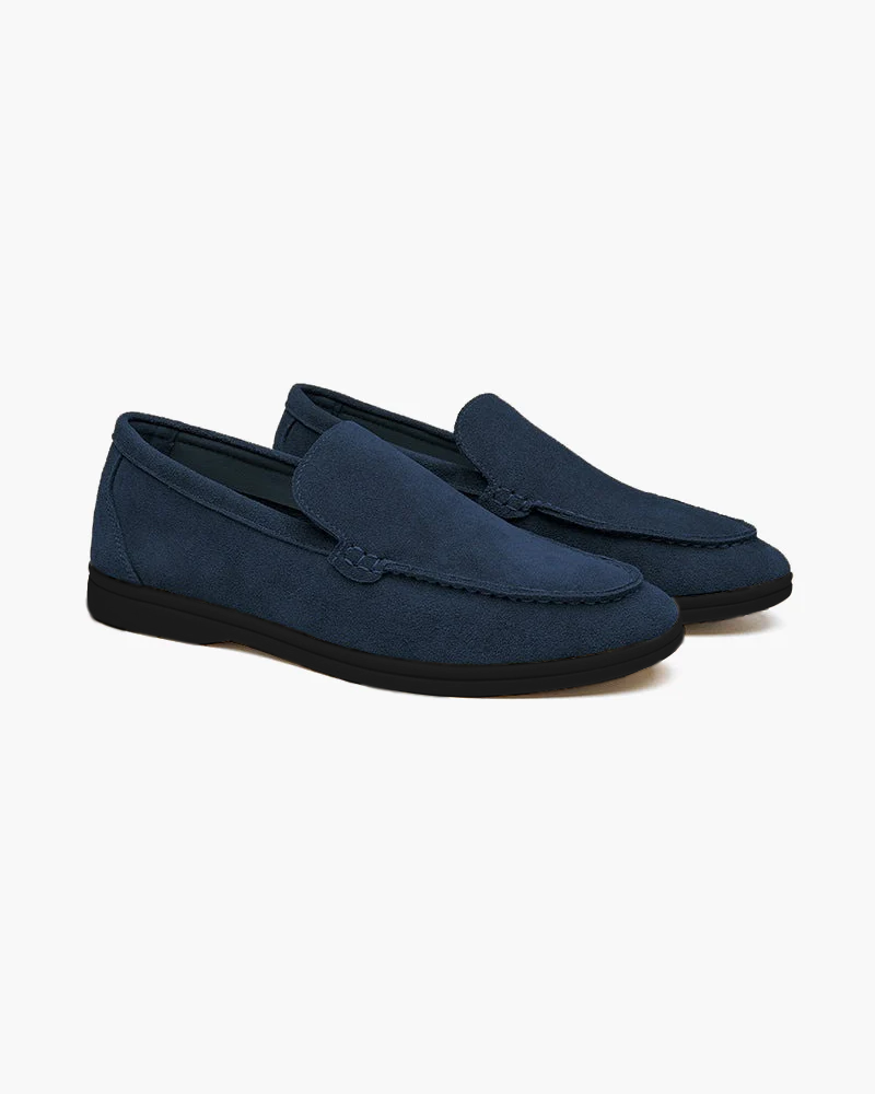 Wisemere | Premium Suede Loafers - Black Soles