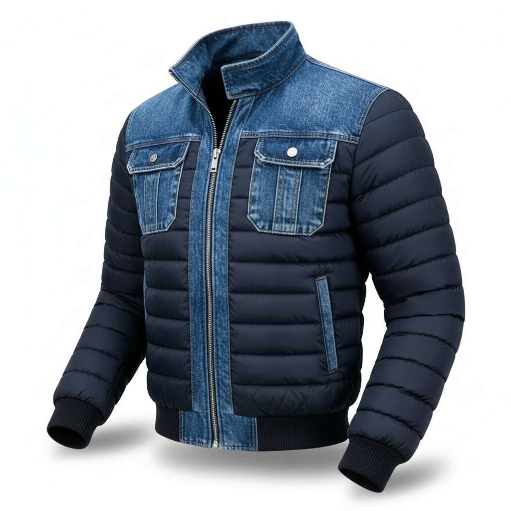WISEMERE | HYBRID INSULATED DENIM JACKET FOR MEN