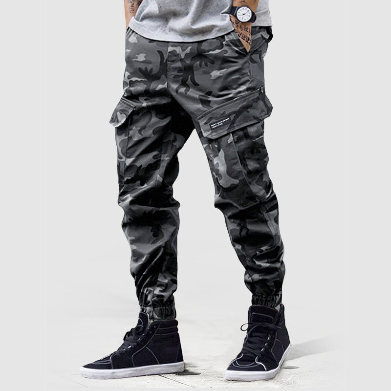 WISEMERE™ | Men's Camo Print Cargo Joggers
