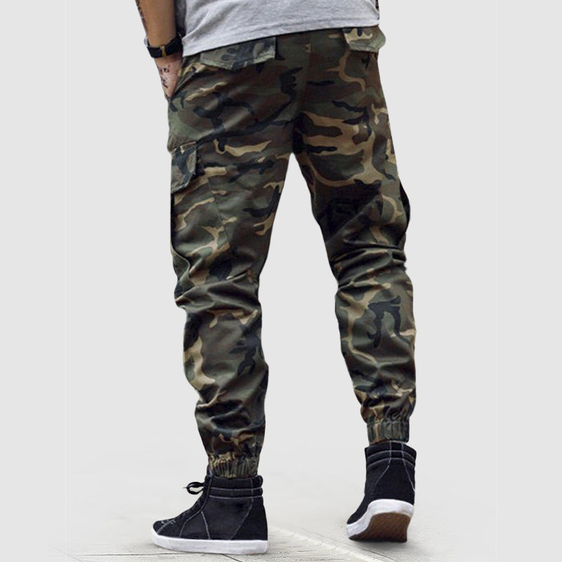 WISEMERE™ | Men's Camo Print Cargo Joggers
