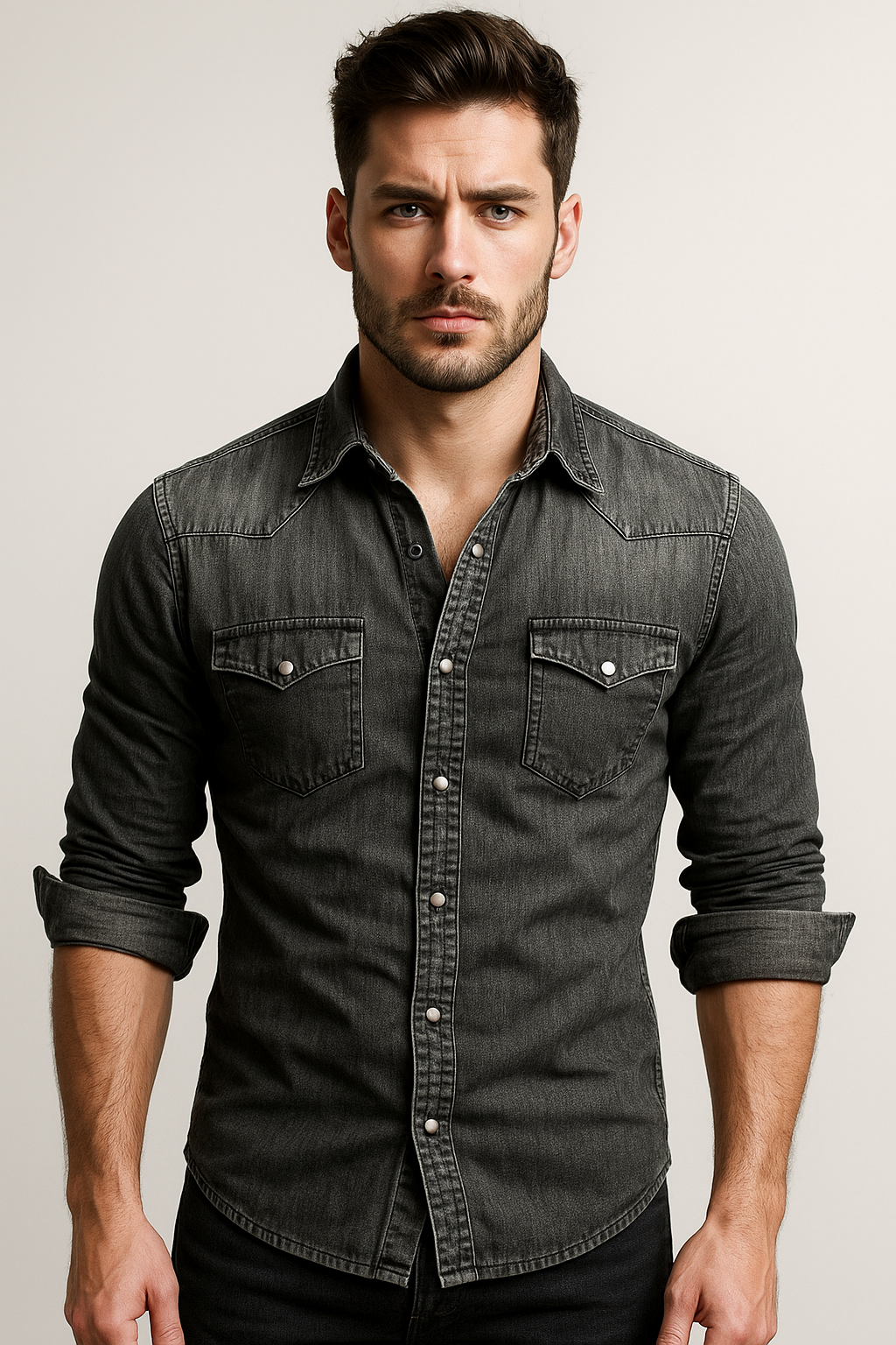 WISEMERE™ | Denim Shirt