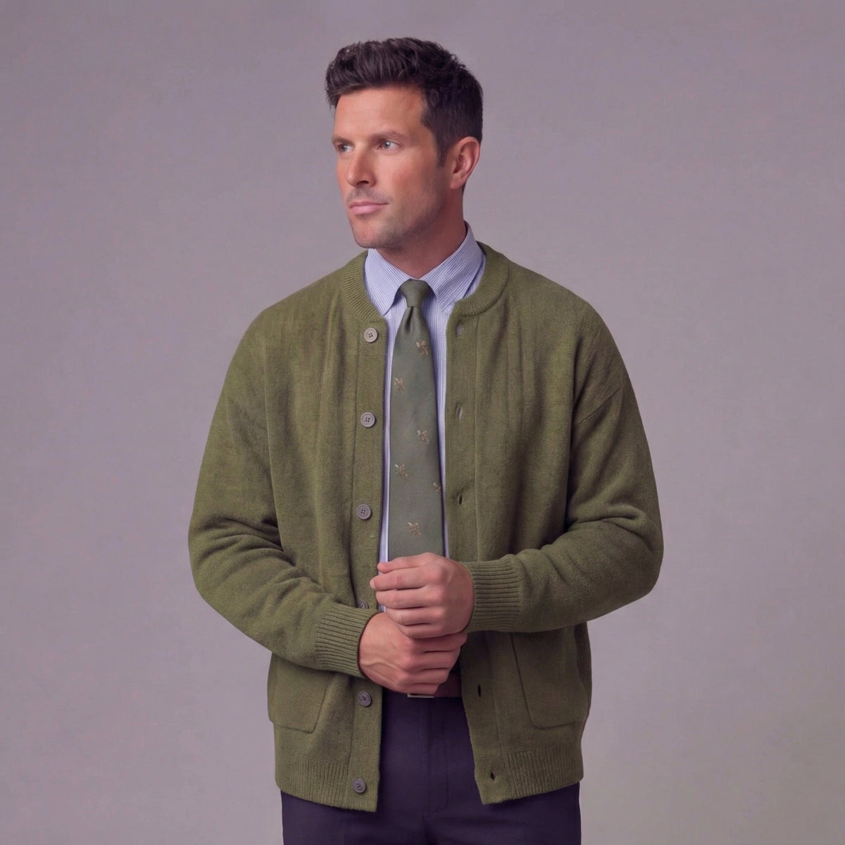 WISEMERE™ | Men's Soft Knit Cardigan