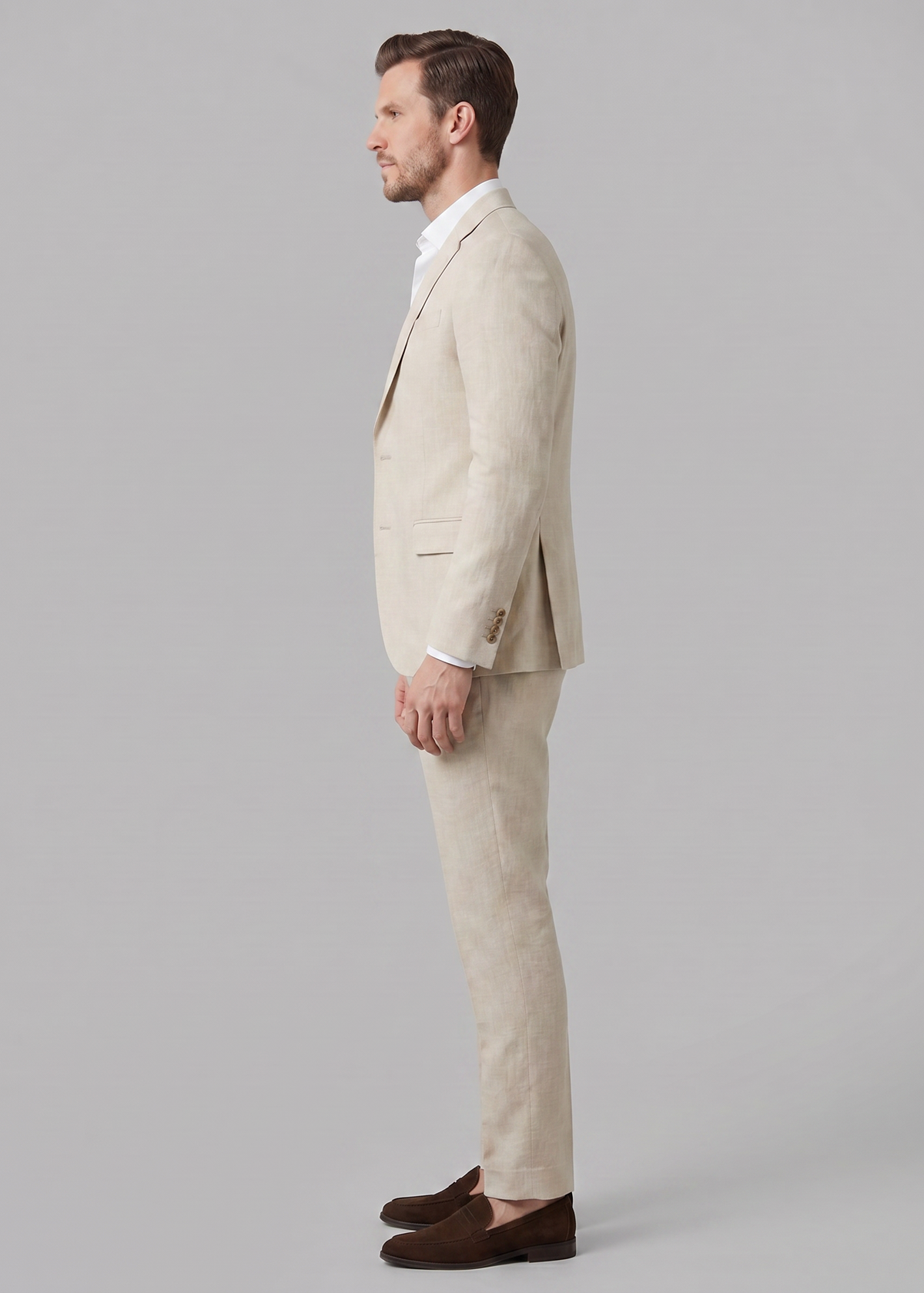 WISEMERE™ | Men's Linen Blend Two-Piece Suit