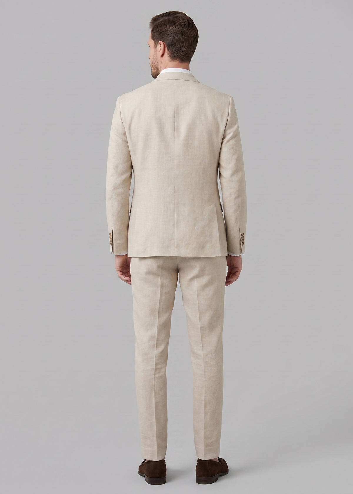 WISEMERE™ | Men's Linen Blend Two-Piece Suit
