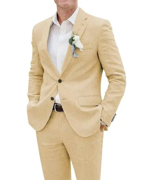 WISEMERE™ | Men's Straight-Fit Suit Set