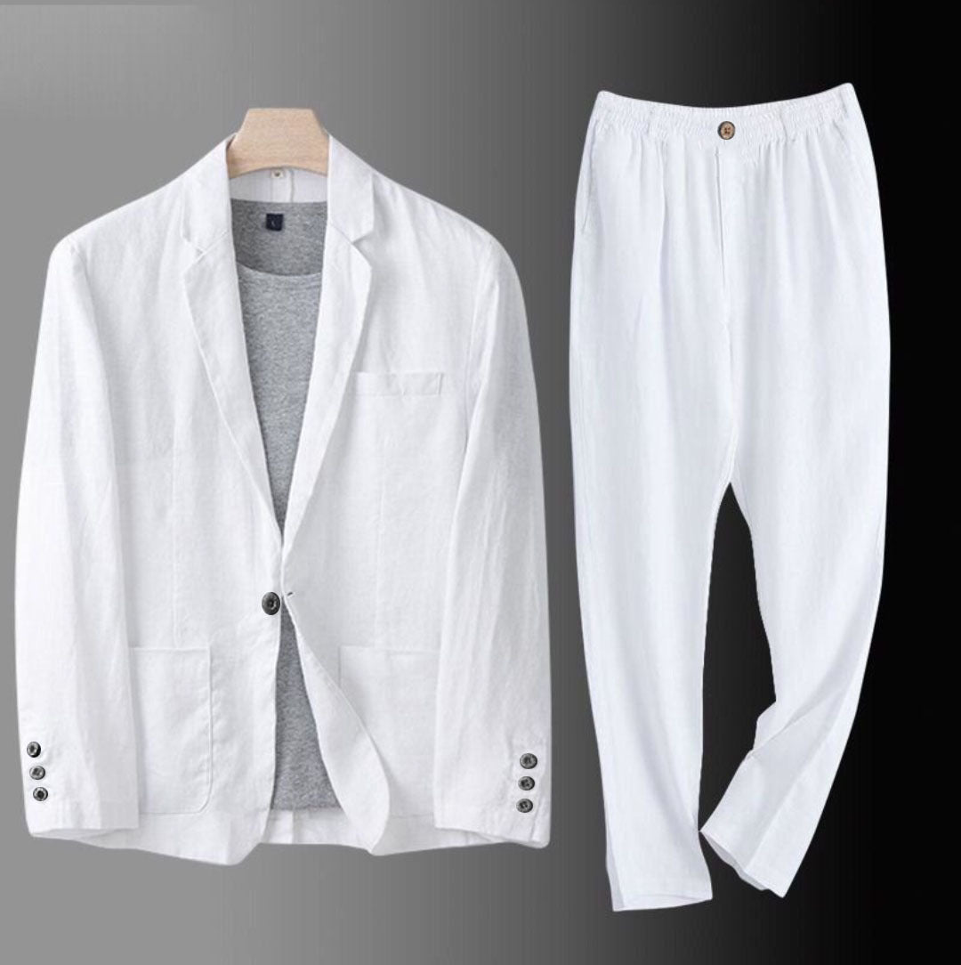 WISEMERE™ | Men's Pure Linen Coord
