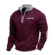 WISEMERE | FLEECE PULLOVER WITH HALF ZIP FOR MEN