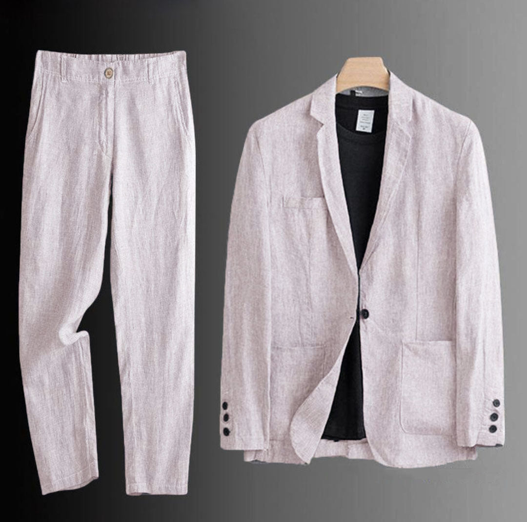 WISEMERE™ | Men's Pure Linen Coord