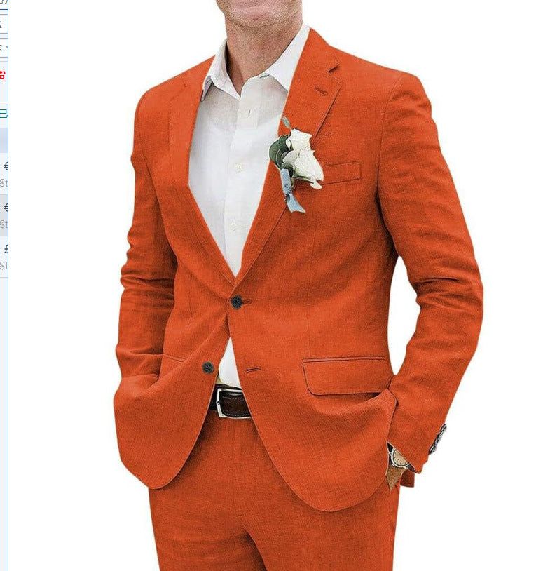 WISEMERE™ | Men's Straight-Fit Suit Set