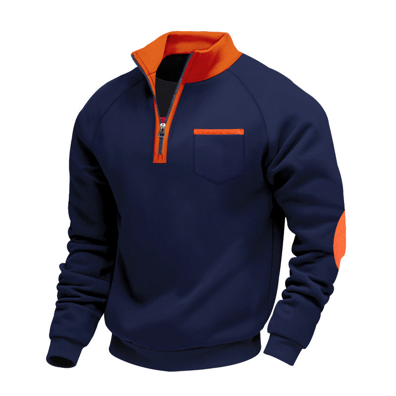 WISEMERE | FLEECE PULLOVER WITH HALF ZIP FOR MEN