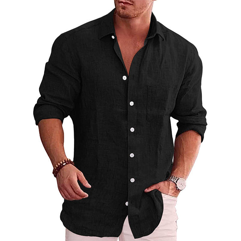 WISEMERE™ | Men's Cotton-Linen Longsleeve