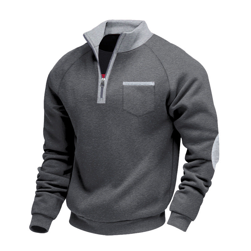 WISEMERE | FLEECE PULLOVER WITH HALF ZIP FOR MEN