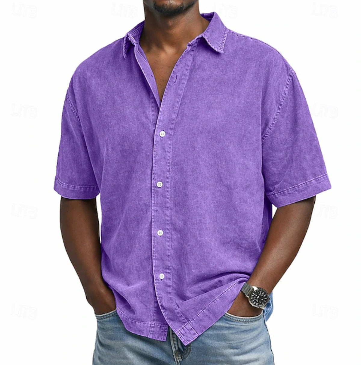 WISEMERE™ | Men's Acid Wash Shirt