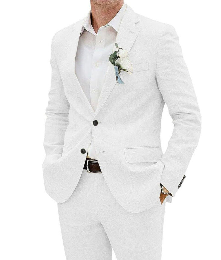 WISEMERE™ | Men's Straight-Fit Suit Set