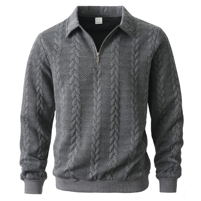 AVANOAH | ELEGANT HALF-ZIP POLO FOR MEN