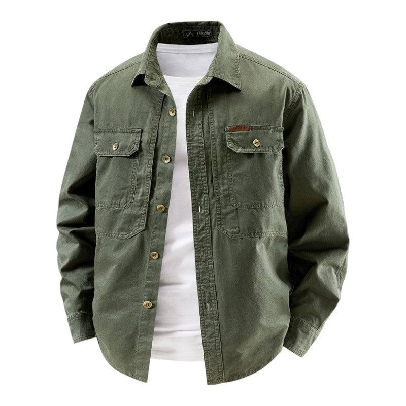 AVANOAH | LONG SLEEVE UTILITY SHIRT FOR MEN