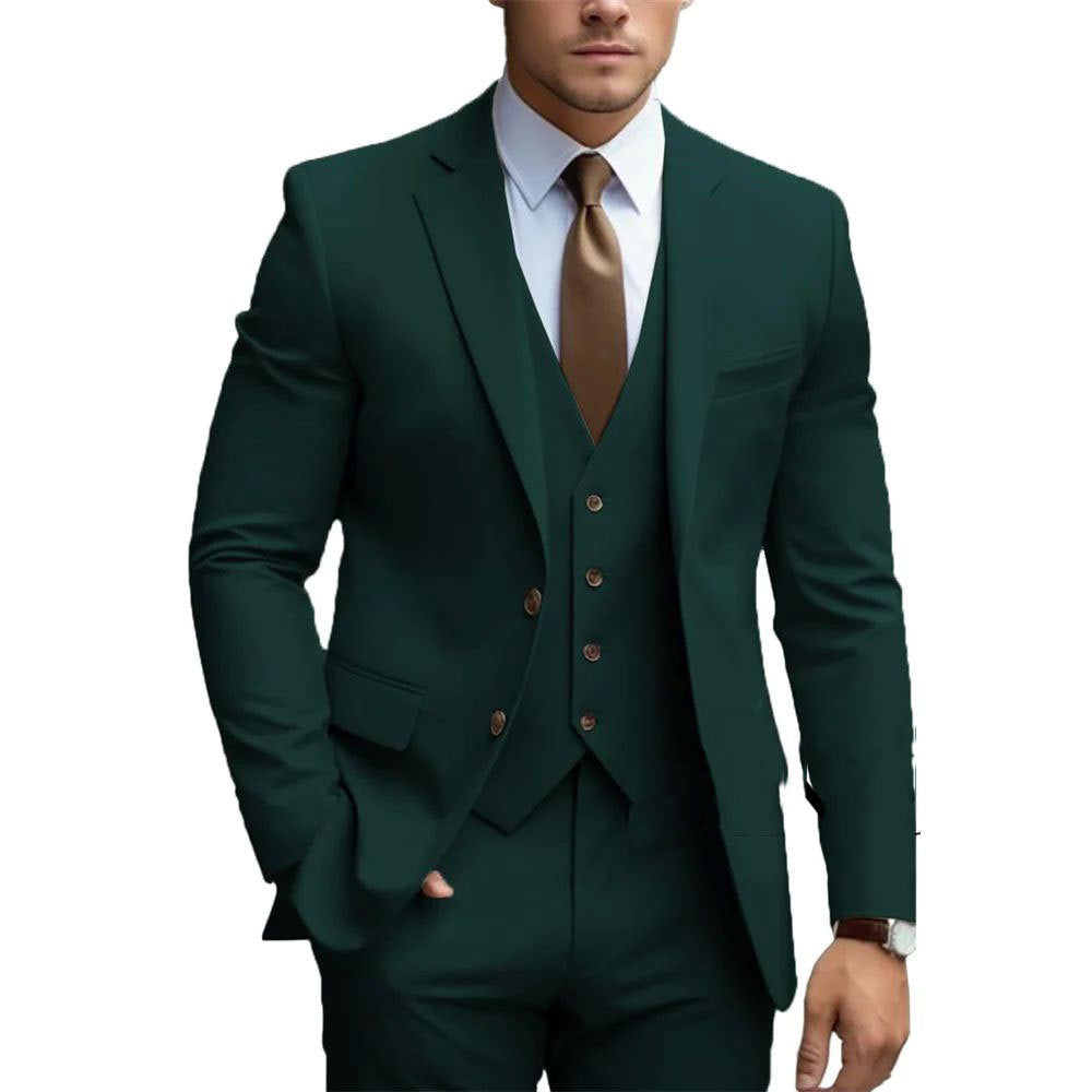 WISEMERE™ | Men's Waistcoat & Blazer Suit