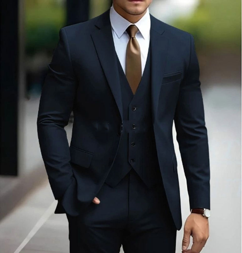 WISEMERE™ | Men's Waistcoat & Blazer Suit