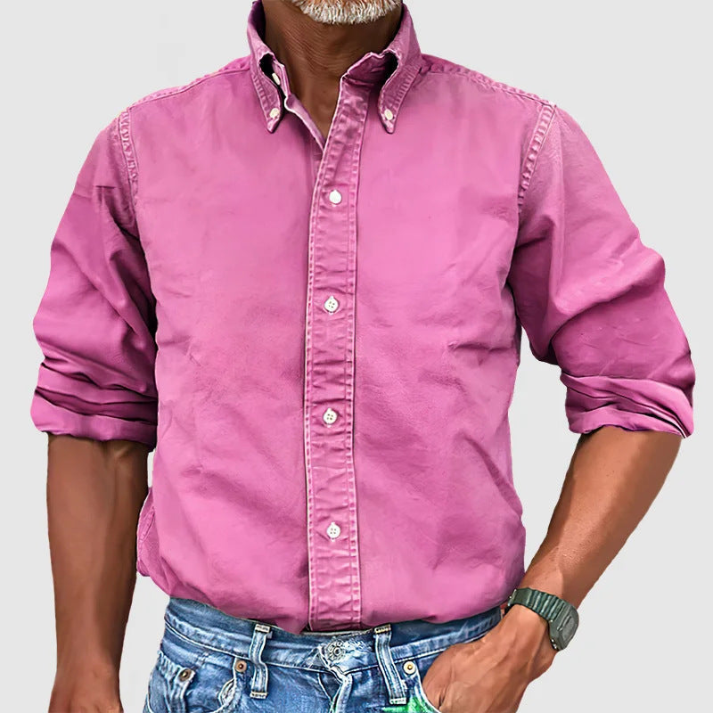 WISEMERE™ | Men's Classic Cotton Oxford Shirt