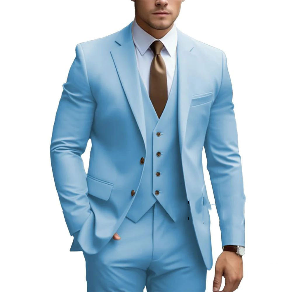 WISEMERE™ | Men's Waistcoat & Blazer Suit