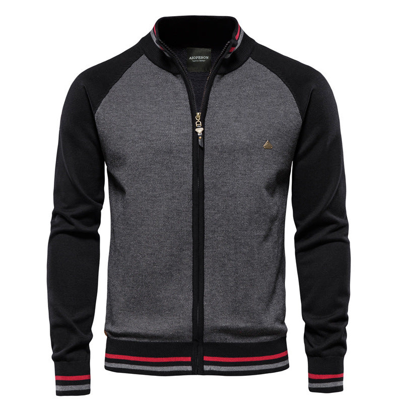 WISEMERE™ | Zip-Up Knit Jacket