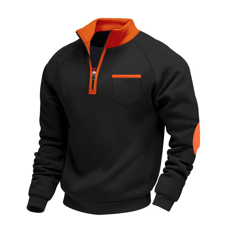 WISEMERE | FLEECE PULLOVER WITH HALF ZIP FOR MEN