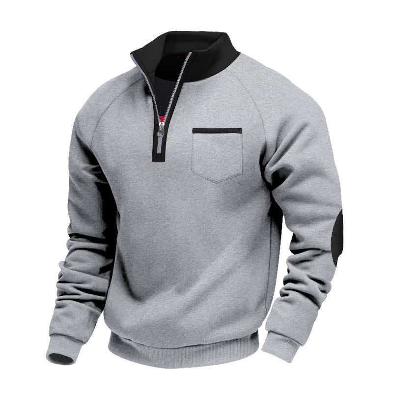 WISEMERE | FLEECE PULLOVER WITH HALF ZIP FOR MEN