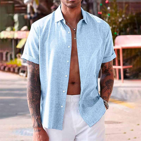 WISEMERE™ | Linen Short-Sleeve