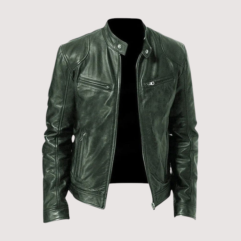 WISEMERE | ELEGANT LEATHER JACKET FOR MEN