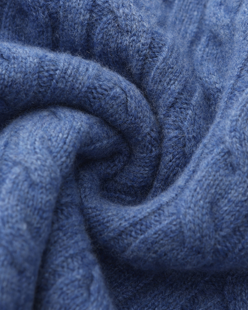 WISEMERE | CASHMERE WOVEN HALF ZIP
