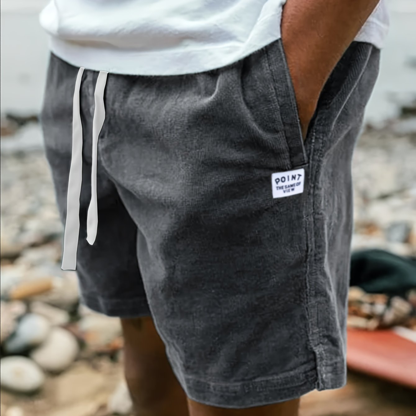 WISEMERE™ | Ribbed Drawstring Shorts
