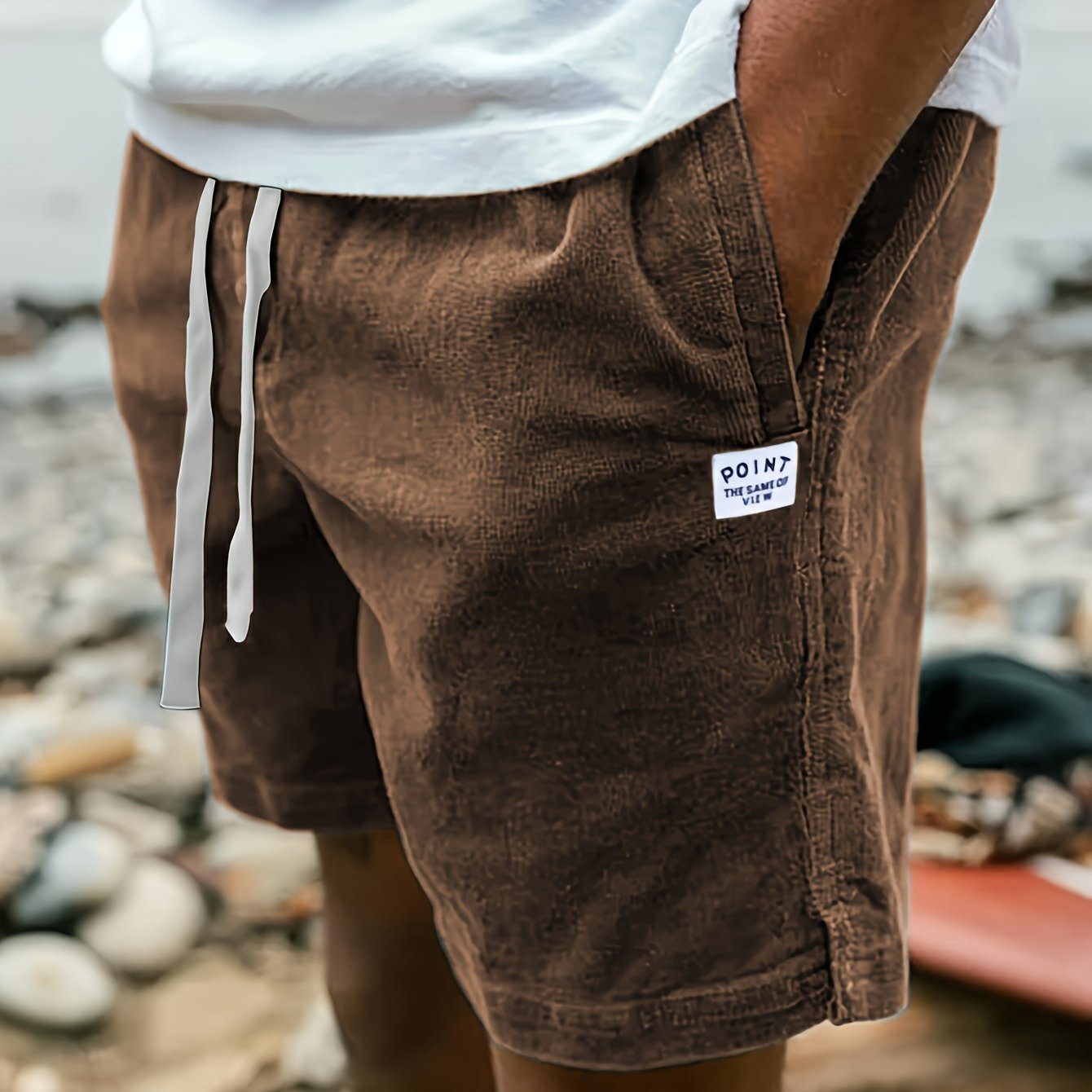 WISEMERE™ | Ribbed Drawstring Shorts
