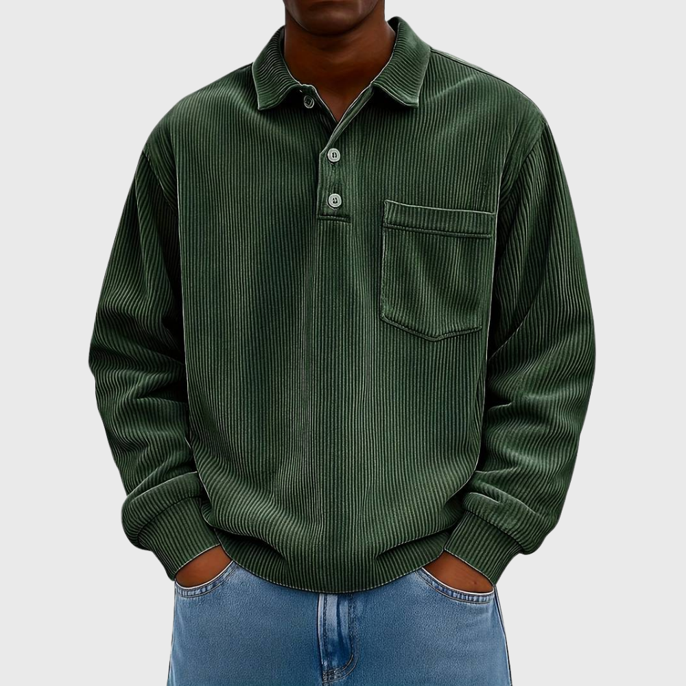 AVANOAH | LONG SLEEVE CORDUROY SHIRT FOR MEN