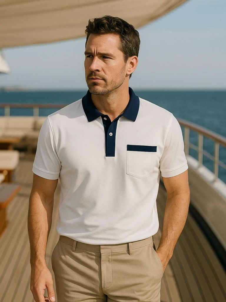 WISEMERE™ | Contrast Collar Polo
