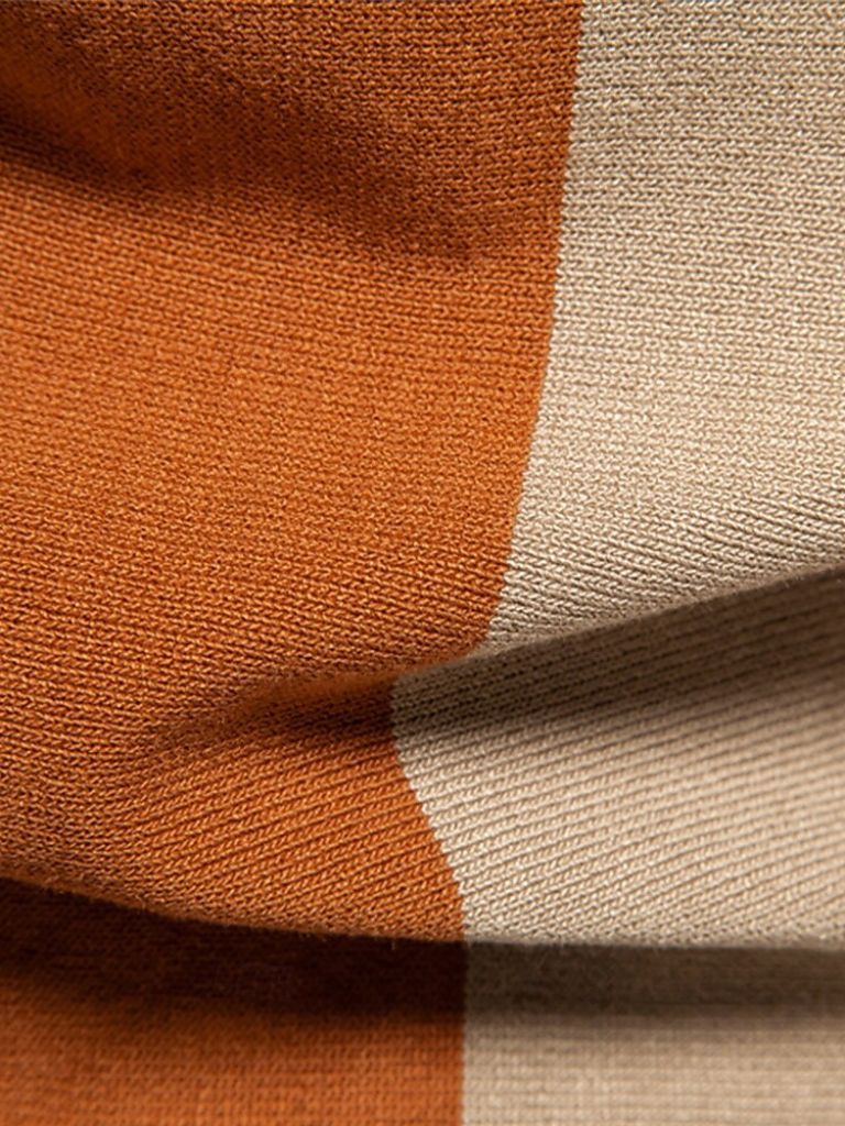 WISEMERE™ | Striped Zip Polo