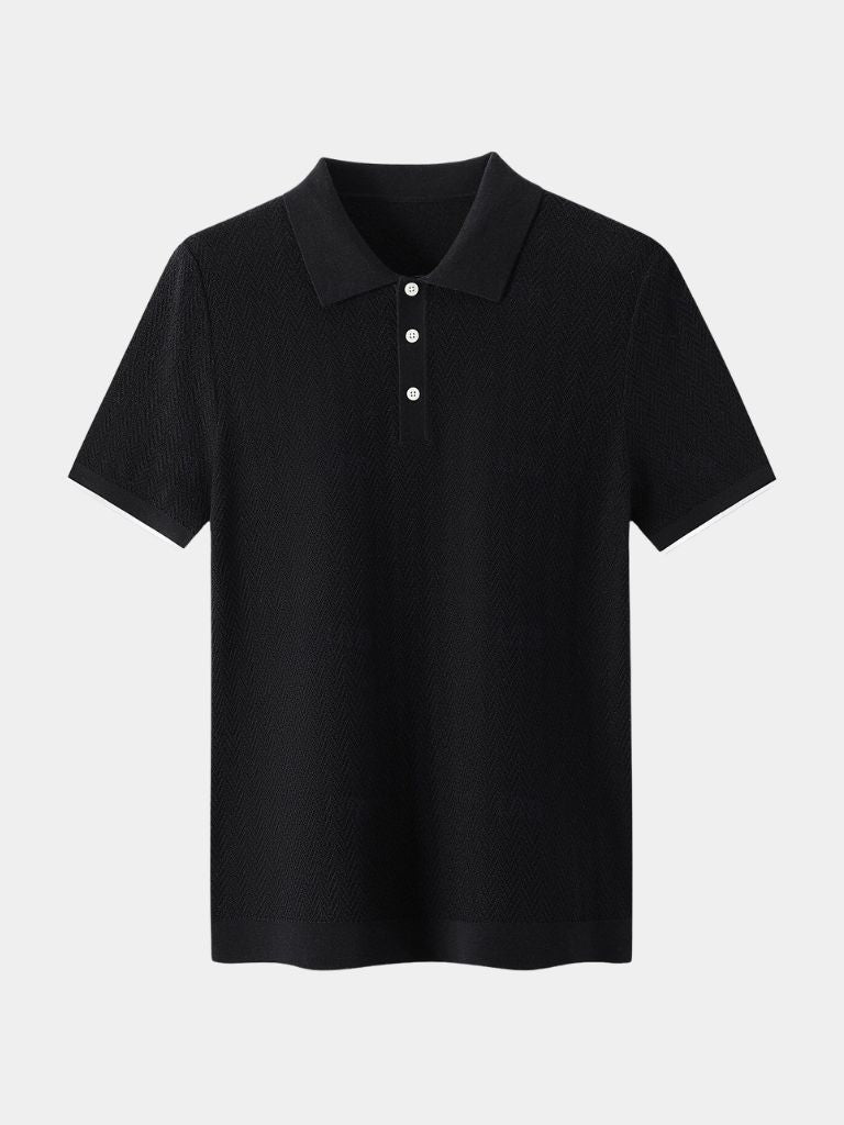 WISEMERE™ | Chevron Knit Polo