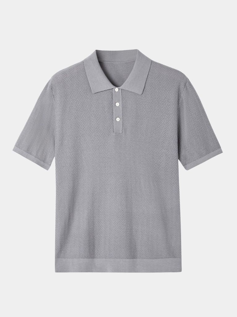 WISEMERE™ | Chevron Knit Polo
