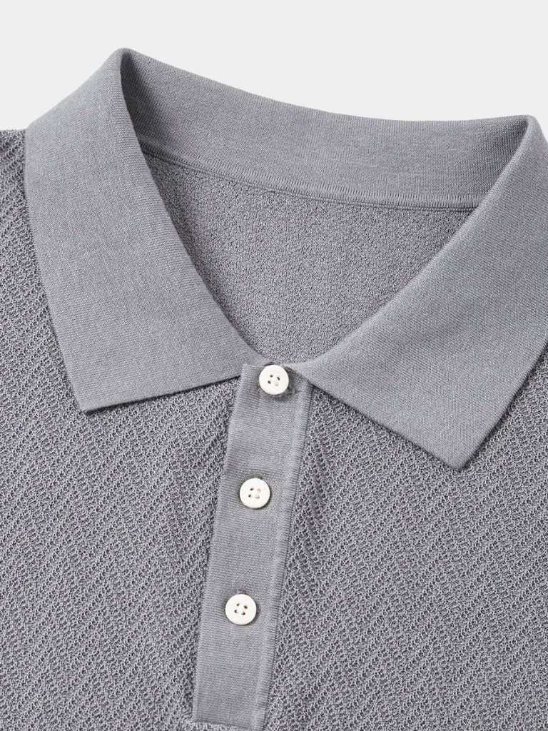 WISEMERE™ | Chevron Knit Polo