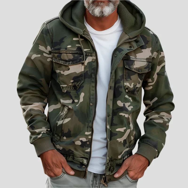 WISEMERE | MILITARY STYLE HOODED JACKET FOR MEN