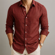 WISEMERE™ | Men's Cotton-Linen Longsleeve
