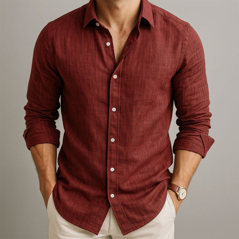 WISEMERE™ | Men's Cotton-Linen Longsleeve