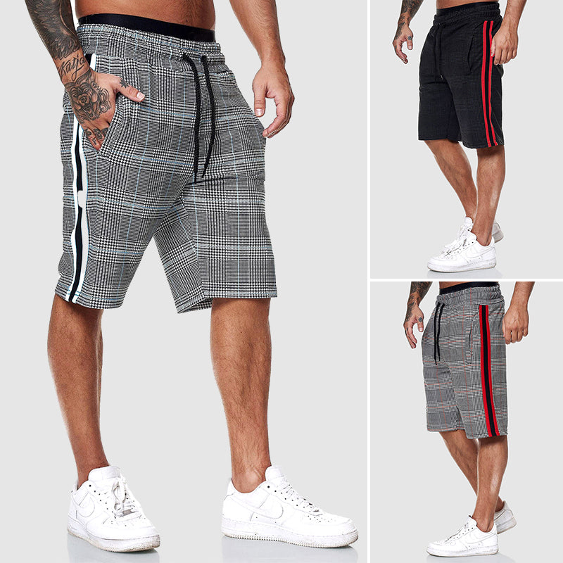 WISEMERE™ | Men's Plaid Drawstring Shorts