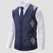 WISEMERE™ | Men's Diamond-Knit Lined Vest