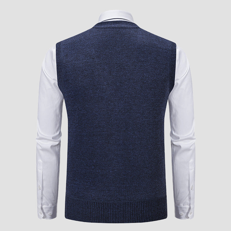 WISEMERE™ | Men's Diamond-Knit Lined Vest