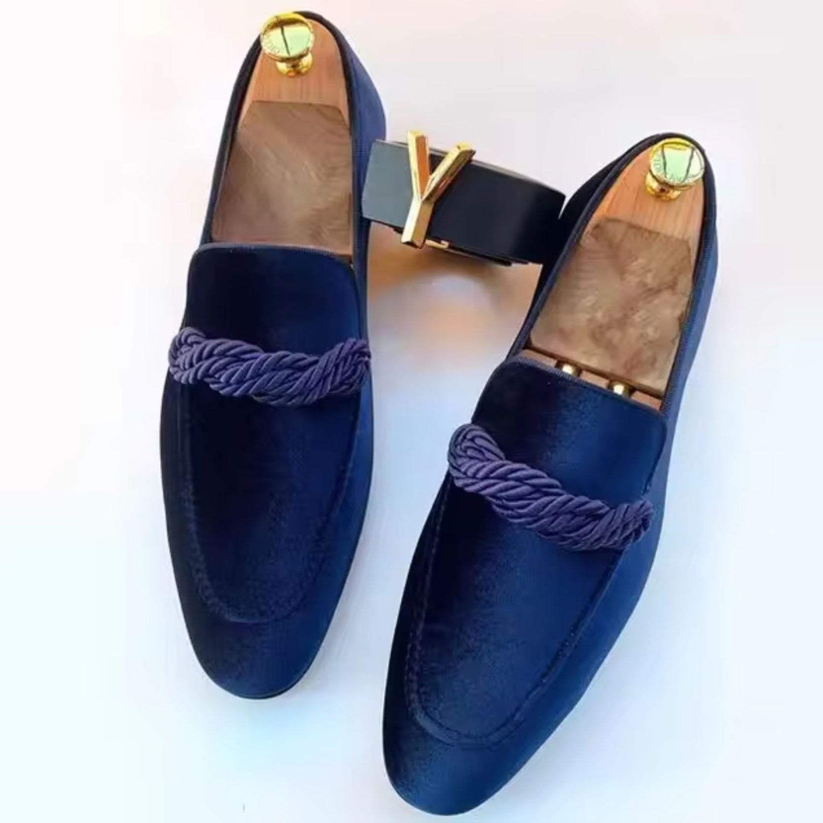 WISEMERE™ | Men's Vegan Suede Slip-On Loafers